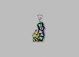 LOLA‘S HARDWARE / BEE STAR RESIN KEYCHAIN