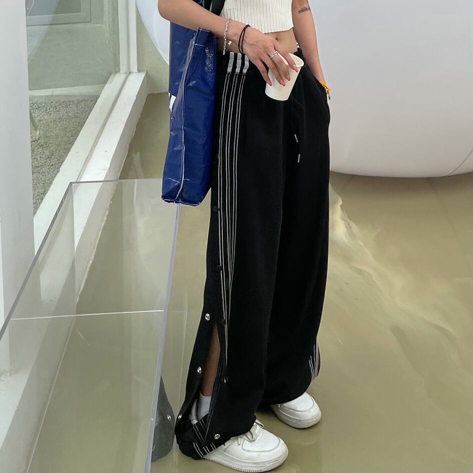 スタイルサマーストライプパンツ ルーズ ストリート 夏物 ケッペル70618339932