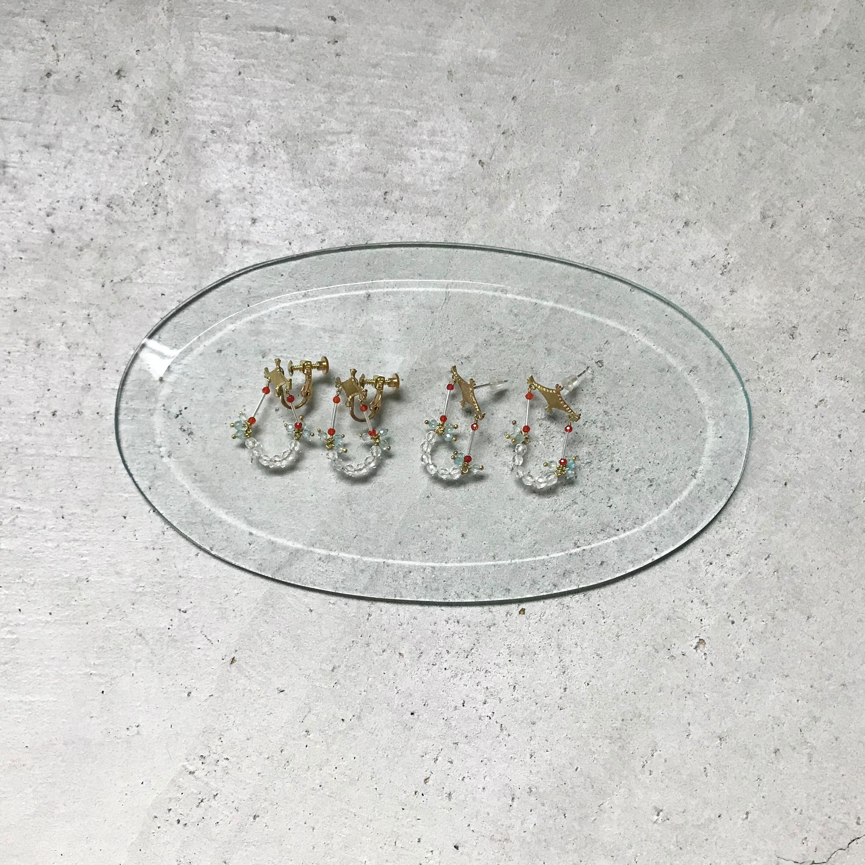 *流れ星カラー*耳飾り