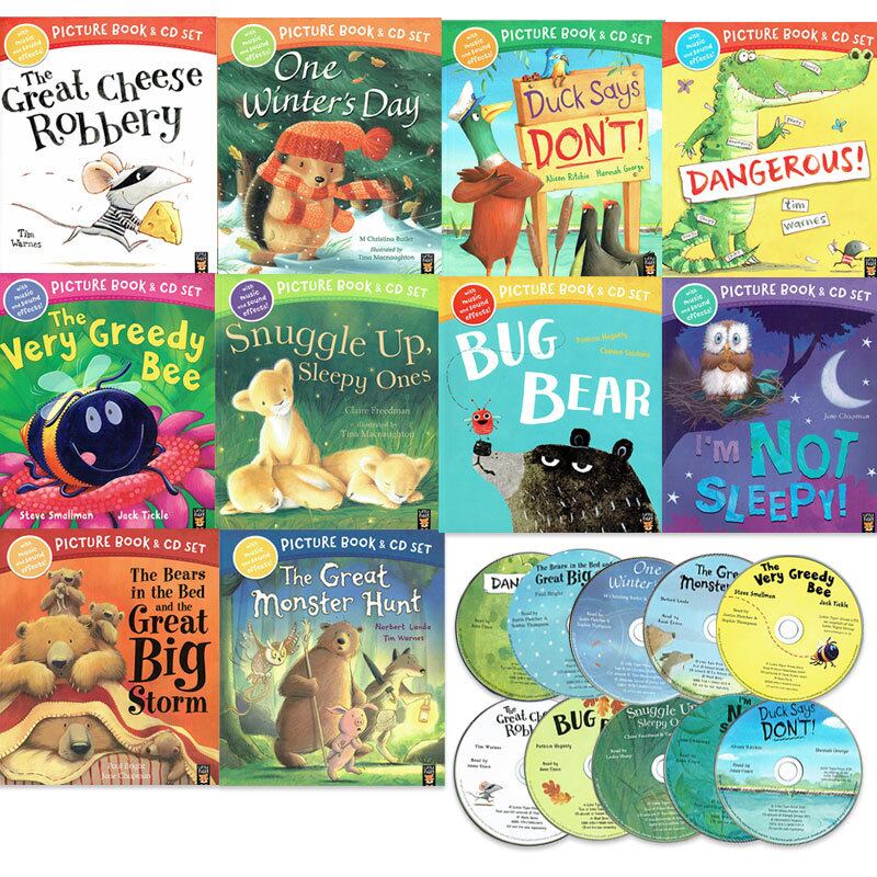 ★絵本10冊+CD10枚★「CD付き!リトルタイガー」セット