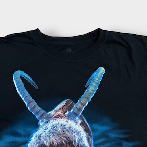 【Universal Studios】ハロウィン イベント Tシャツ ビッグプリント Halloween Horror Nights KRAMPUS ユニバーサルスタジオ ホラー M 半袖 US古着