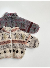 〖取寄〗韓国子供服 / 26winter / minirobe / エディボアジップアップ / キッズ *S~XL*