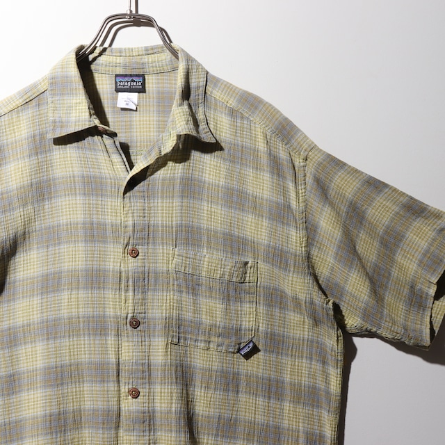 美品 M 07年 モスグリーン Patagonia A/C Yarn Dyed Shirt シャツ パタゴニア 緑