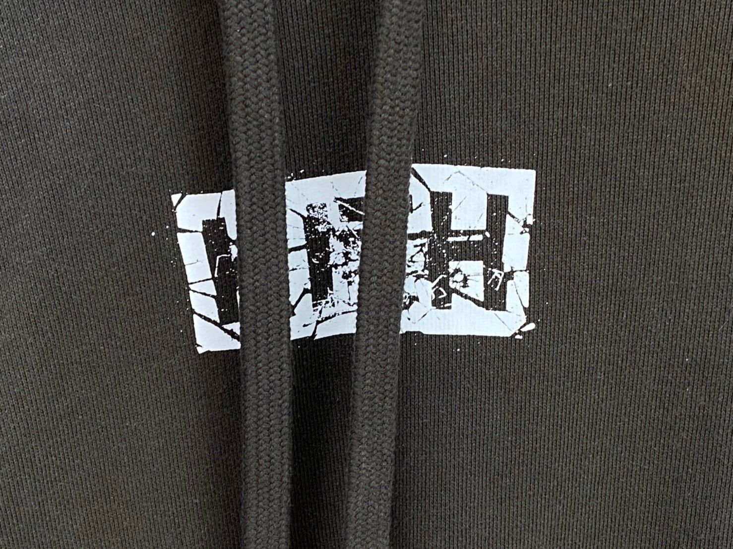 KITH SPLINTERED LOGO HOODIE ESPRESSO MEDIUM KH2296 11131 | BRAND 