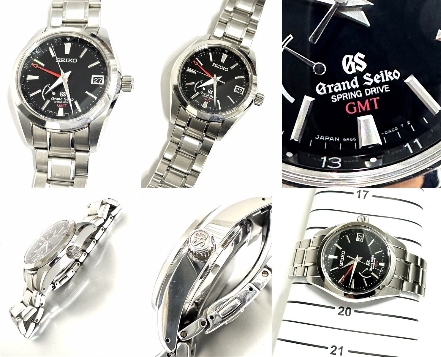 GRAND SEIKO グランドセイコー スプリングドライブ GMT SBGE011 裏スケ