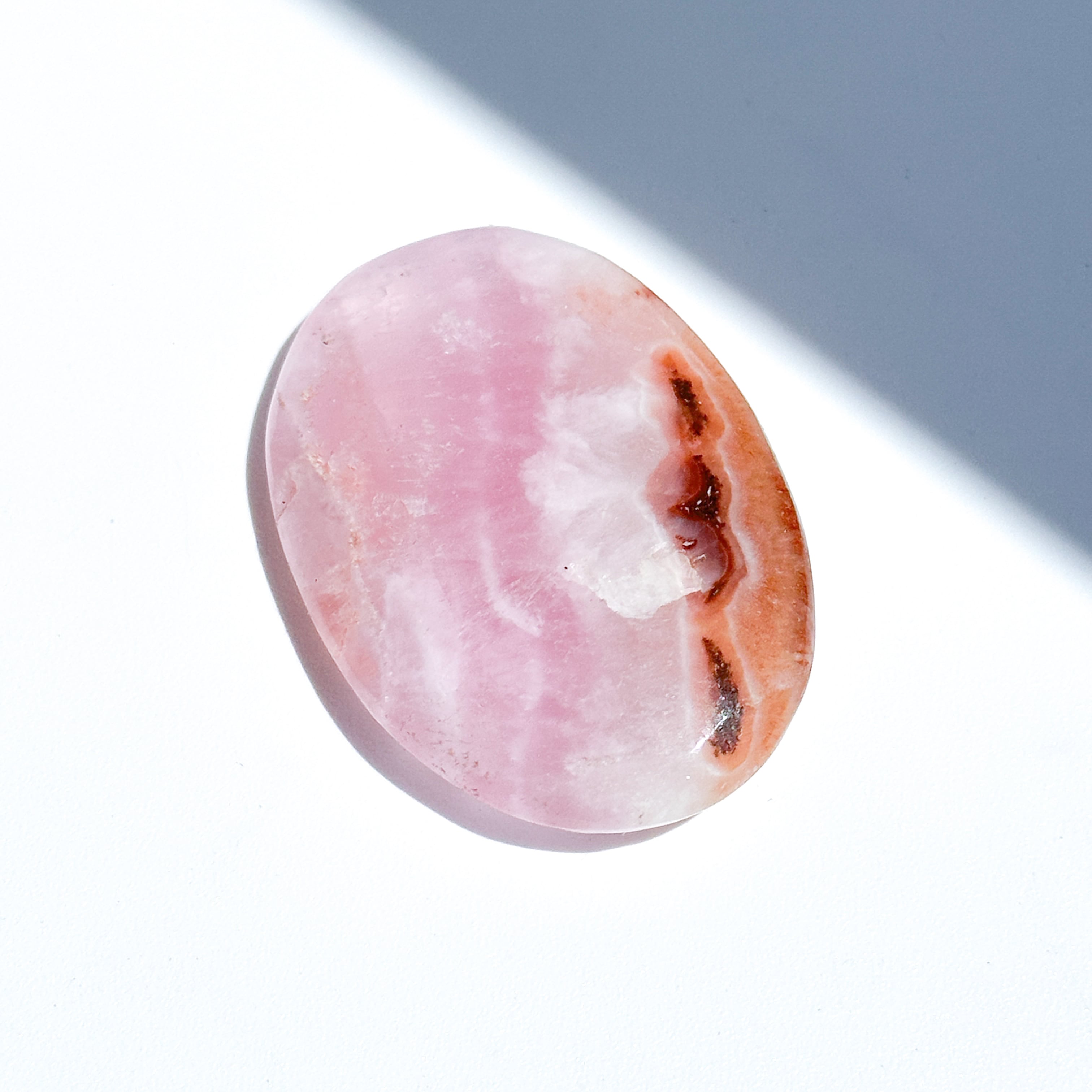 高品質】ピンクアラゴナイト パームストーン 82◇Pink Aragonite Palm