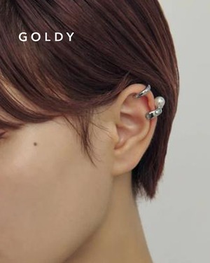 GOLDY/ゴールディ/コネクト パール イヤーカフ/アクセサリー/2231201【追跡可能メール便180円】