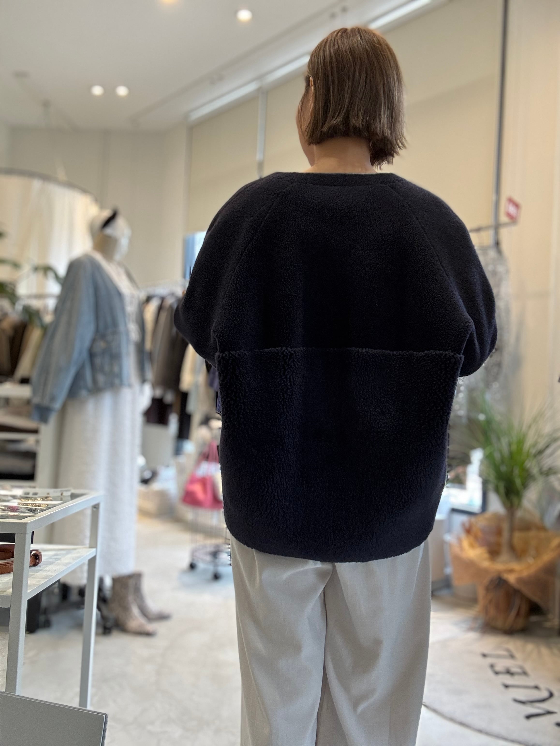 【PASSIONE】リバーシブルムートンボアコート