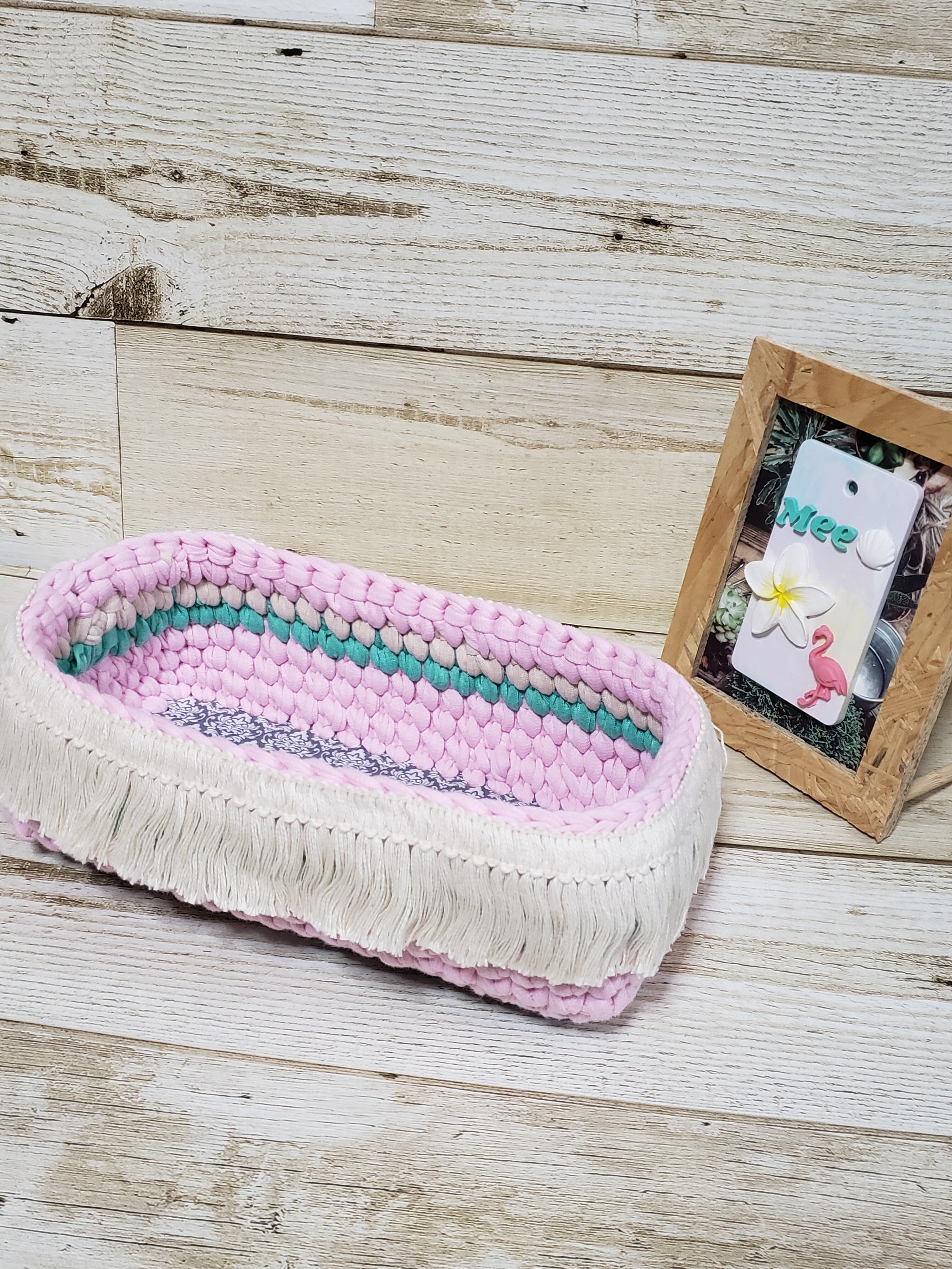 ズパゲッティ◡̈♥︎フリンジバッグ◡̈♥︎マルシェバッグ◡̈