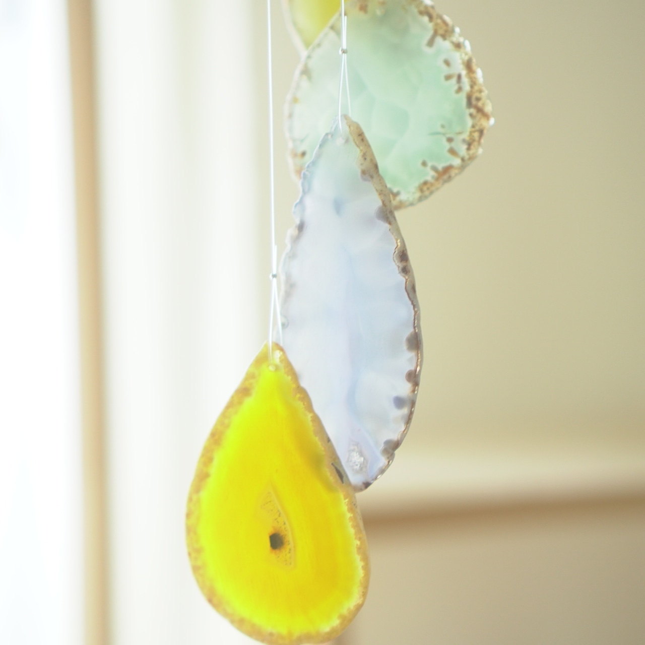 Mint Soda - アゲートヒーリングチャイム / Agate Sun Catcher Wind Chime 681