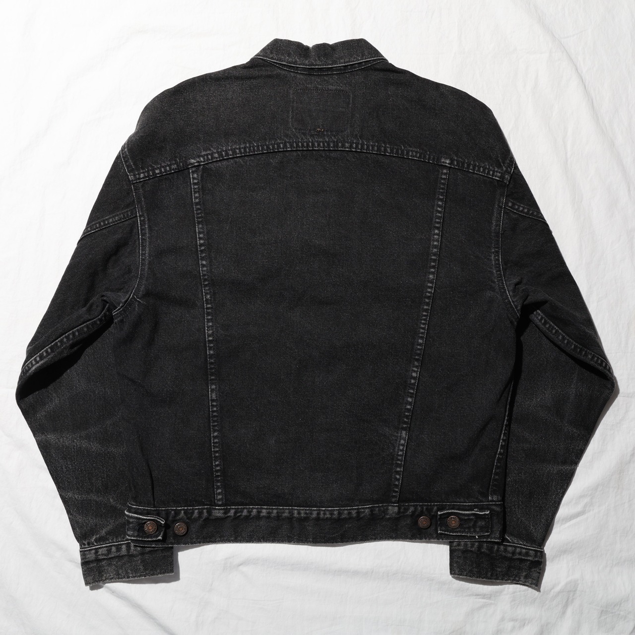 美品 M 93年 USA 70507-4159 Levi’s サルファーブラック デニムジャケット リーバイス