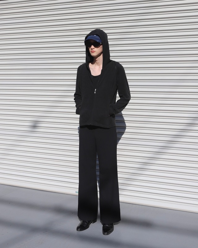 wide straight slacks