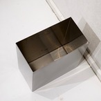 Bello Select ダストボックス ゴミ箱 ごみ箱 屑入れ くずかご ステンレス製 スクエア 角型 シルバー インテリア 雑貨 モダン ミニマル ホテルライク