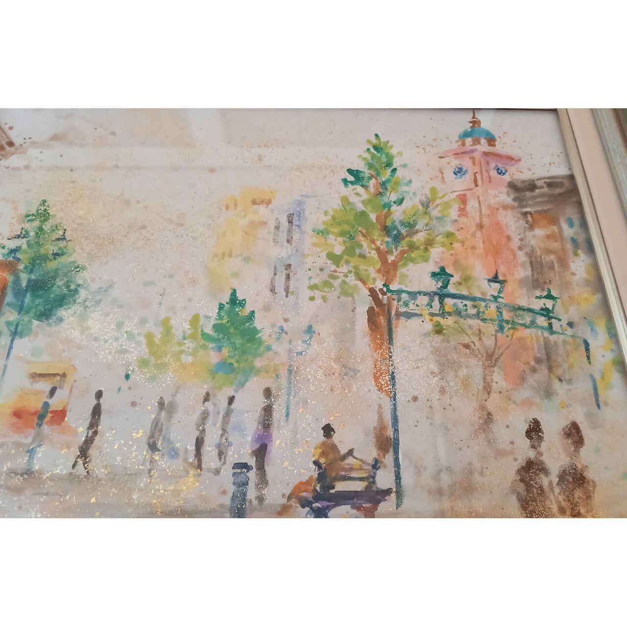 日本画の印象派「街の景-風-」 | Kenro Art