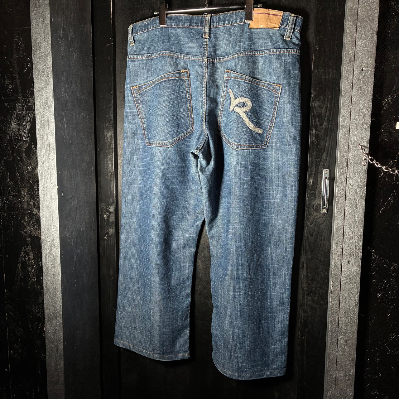 ROCA WEAR Hip hop デニムパンツ　W40 極太　ロカウェア　バギーパンツ