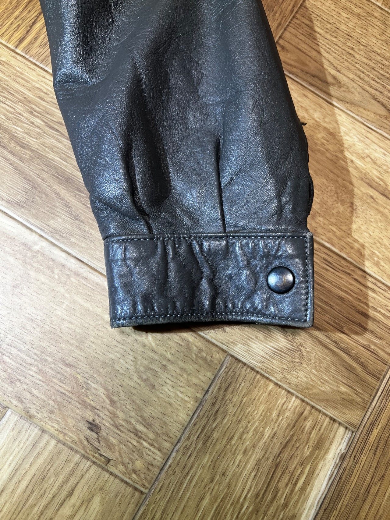 1990s- Tricolor Leather Jacket