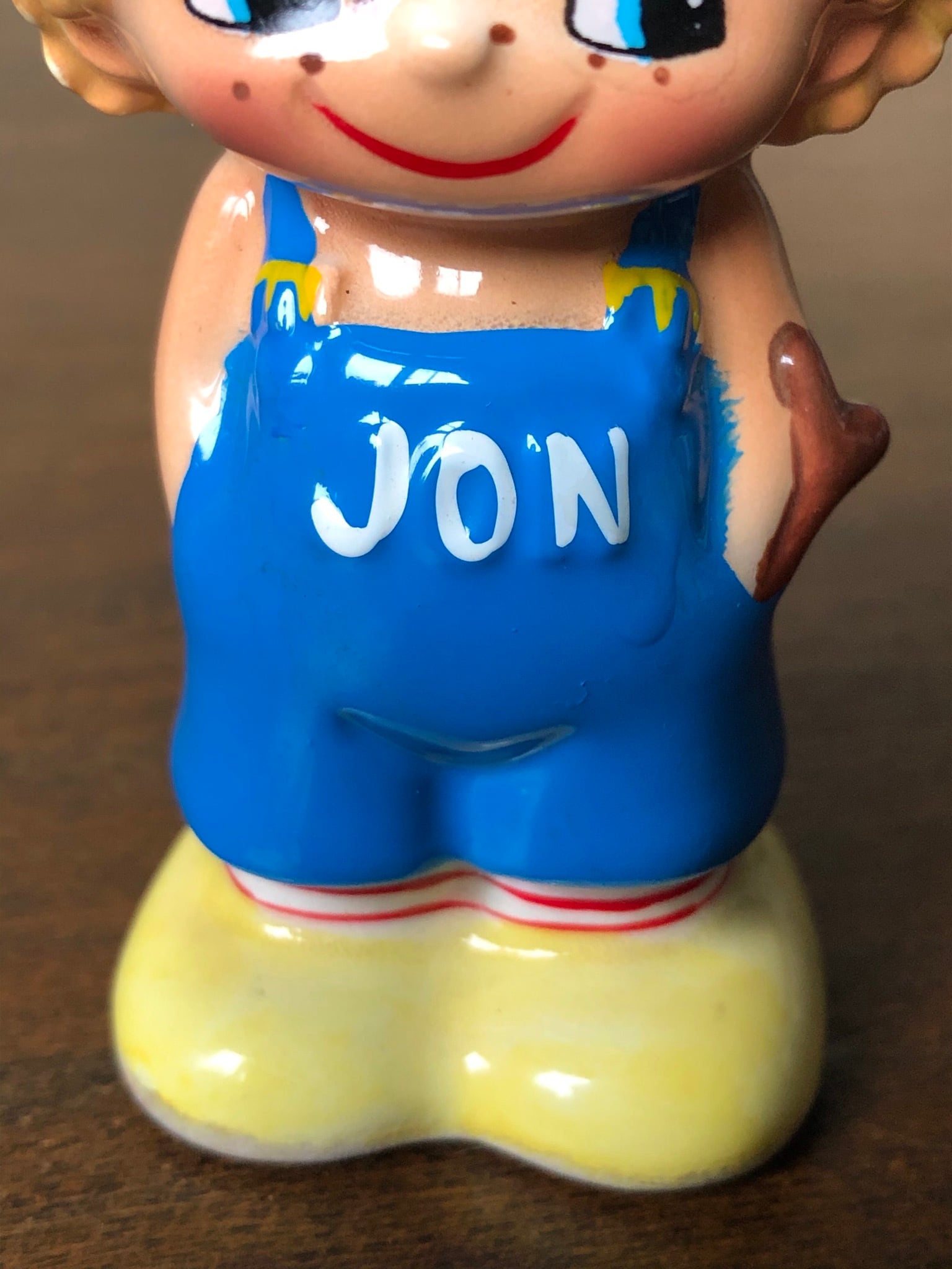 昭和レトロ 内藤ルネ RUNE 陶器製のマスコット JONくん 昭和レトロ 内藤ルネ RUNE 陶器製のマスコット JONくん