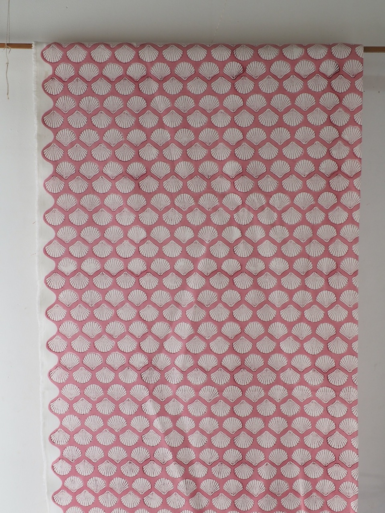 block print fabric c88 pink