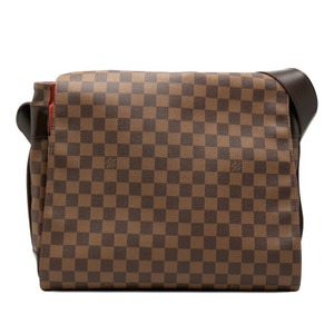 ルイ ヴィトン ダミエ バスティーユ 斜め掛け ショルダーバッグ N45258 ブラウン PVC レザー レディース LOUIS VUITTON 【中古】