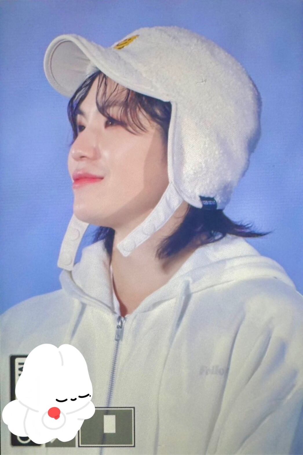 ☆SEVENTEEN ウジ 着用！！【ICEBISCUIT】スマイルロゴ fleece