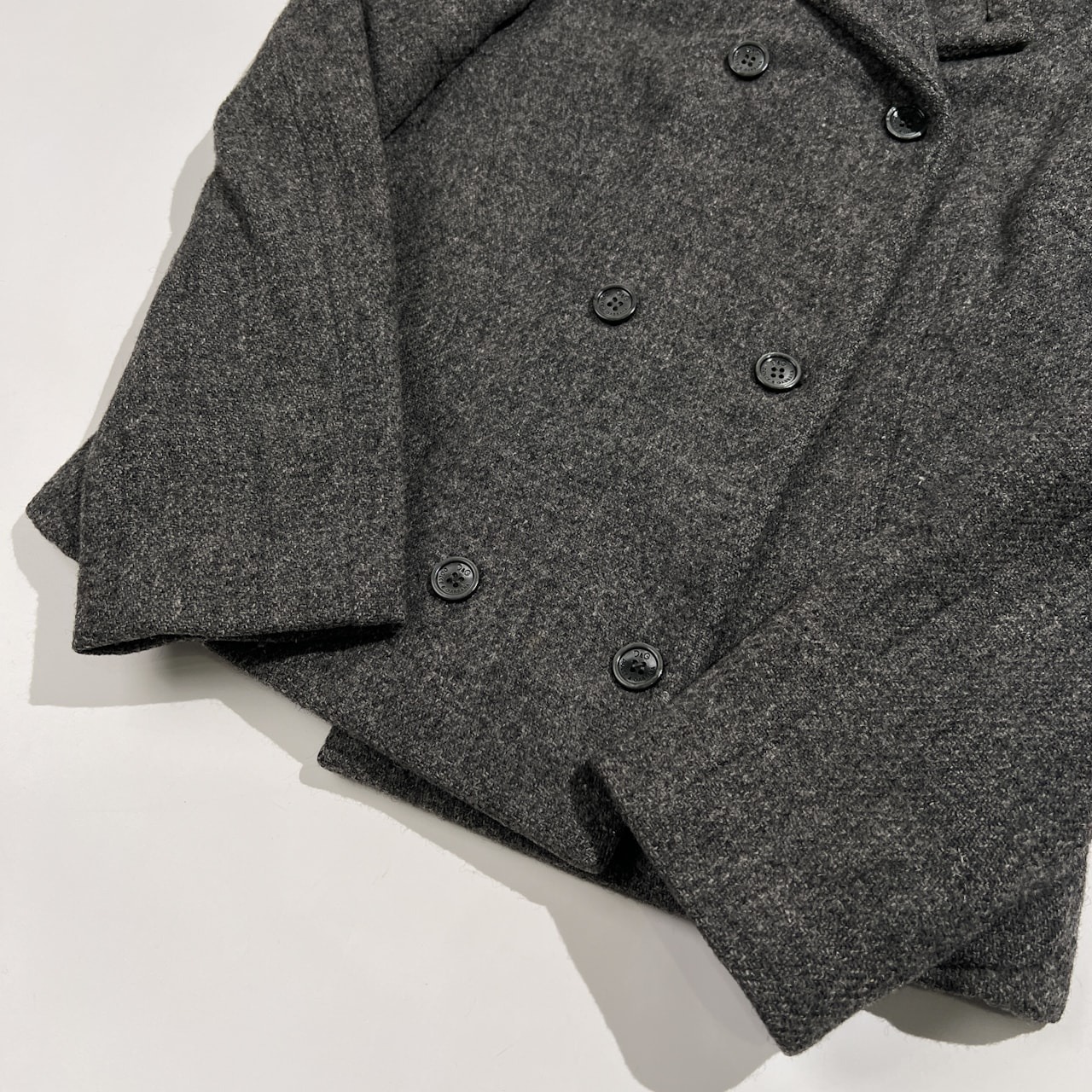 D&G ディー＆ジー ドルチェ＆ガッバーナ ツイード ダブル ショートコート ジャケット サイズ 24/38 /グレー/イタリー製/三崎商事