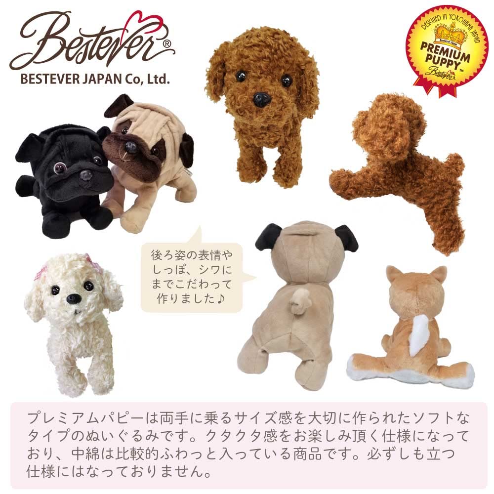 BESTEVER】犬 ぬいぐるみ リアル 仔犬 くたくた 可愛い 手のリサイズ