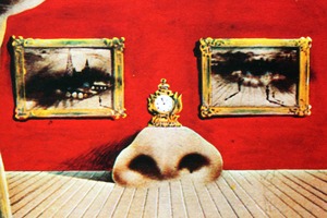 サルバドール・ダリ「メイ・ウェストの顔」作品証明書・展示用フック・限定375部エディション付複製画ジークレ