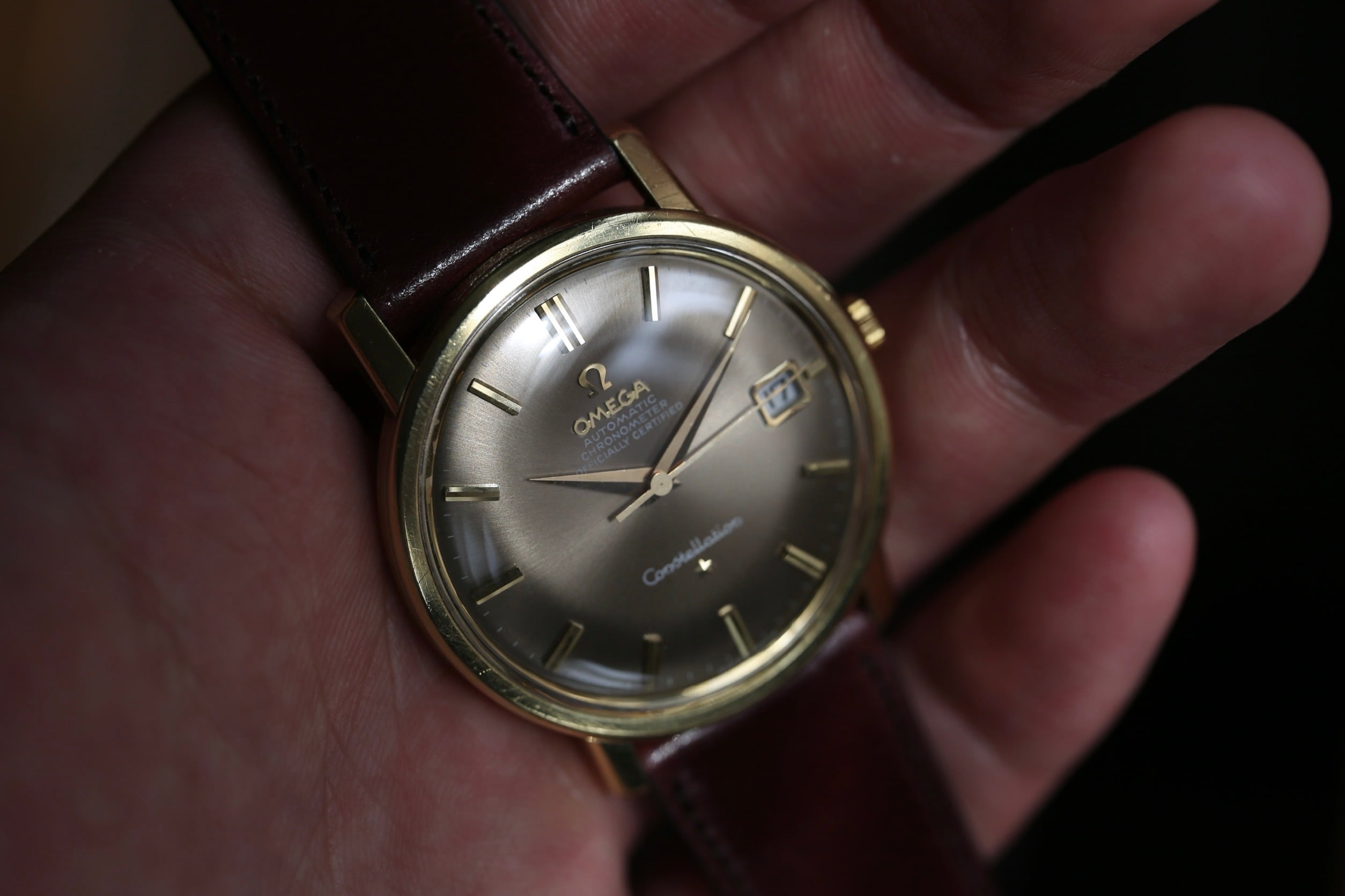 ✨✨OMEGA✨オメガ✨コンステレーション✨57117201✨デイト✨腕時計✨ OMEGA】 1966年製 オメガ 『コンステレーション ・デイト』グレー