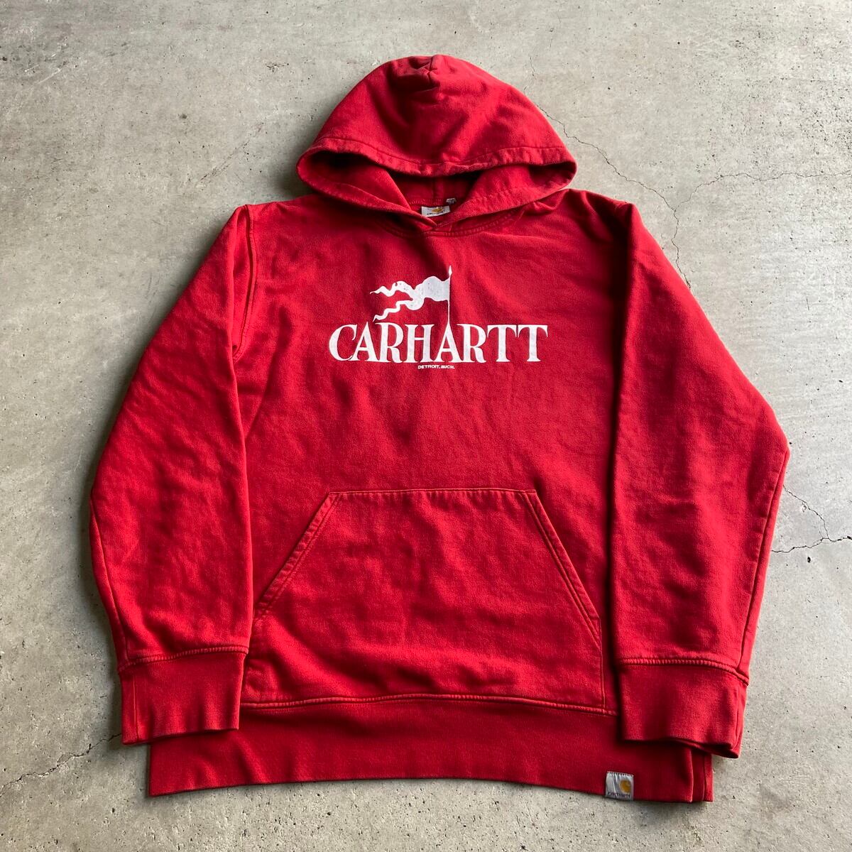 トルコ製 Carhartt カーハート フロントロゴ プリント プルオーバー ...