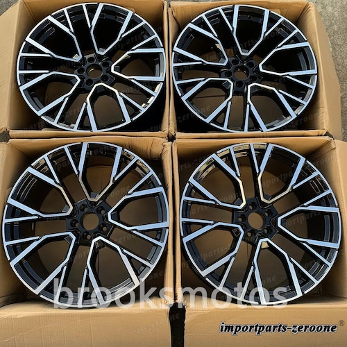 21インチ 新品ブラックスタイル ホイール フィット 2019+ BMW G05 X5 2020+ G06 X6 5x112 809 LI-2316