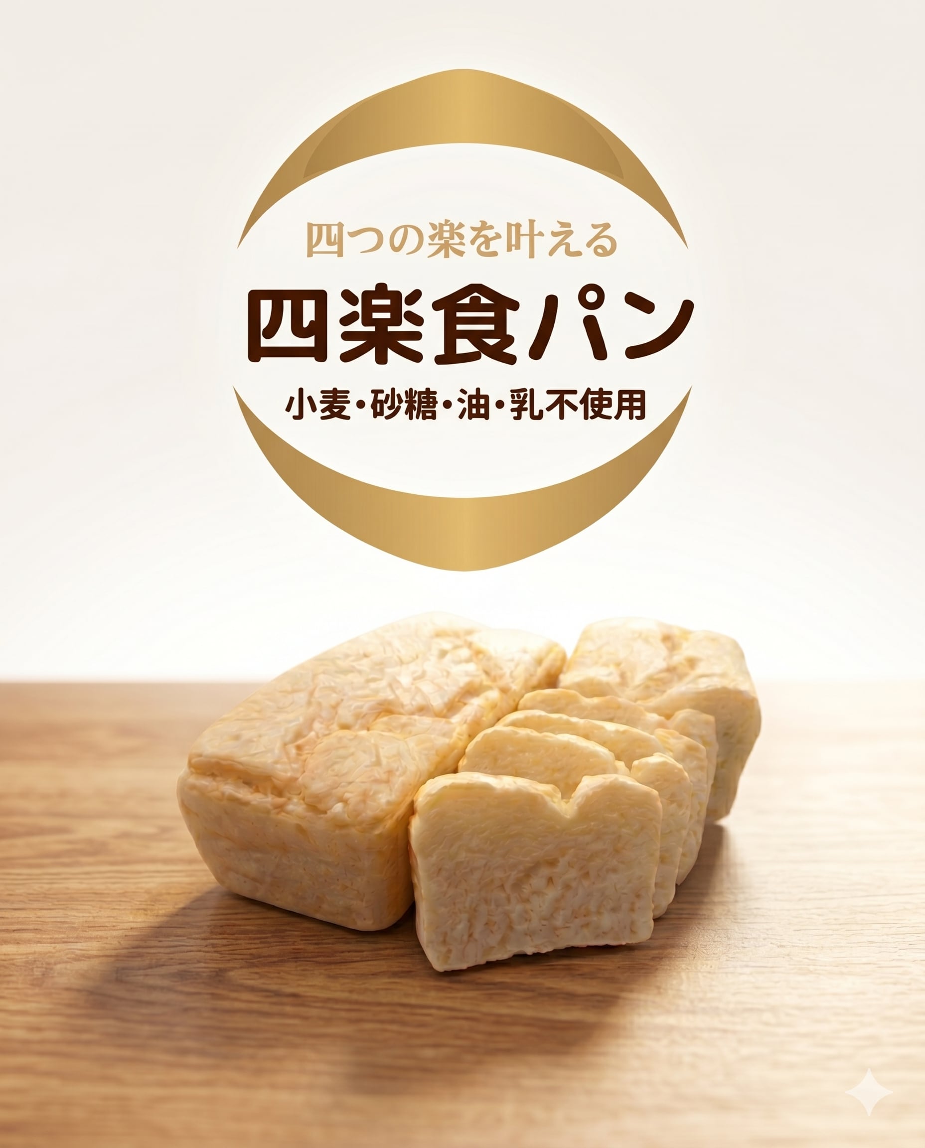 四楽食パン」（冷凍10枚切り）四毒抜き | グルテンフリー工房 KOME de PAN