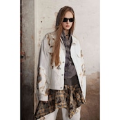 ストリート ヴィンテージ パッチワークフレイムジャケット T716