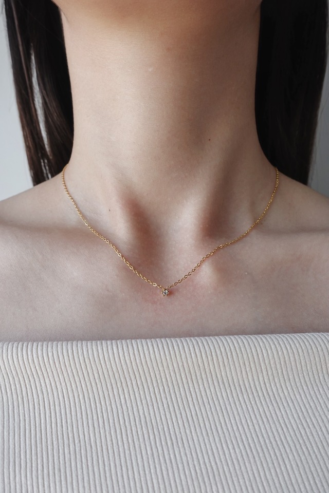 6/1(土)新色発売 micro zircon necklace