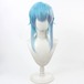 コスプレ耐熱ウィッグ アクアブルー ミディアム ウィッグ ★悪魔執事と黒い猫/​フルーレ​・ガルシア 等 ★受注品★