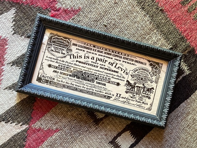 LEVIS Guarantee Ticket For Over 60Years