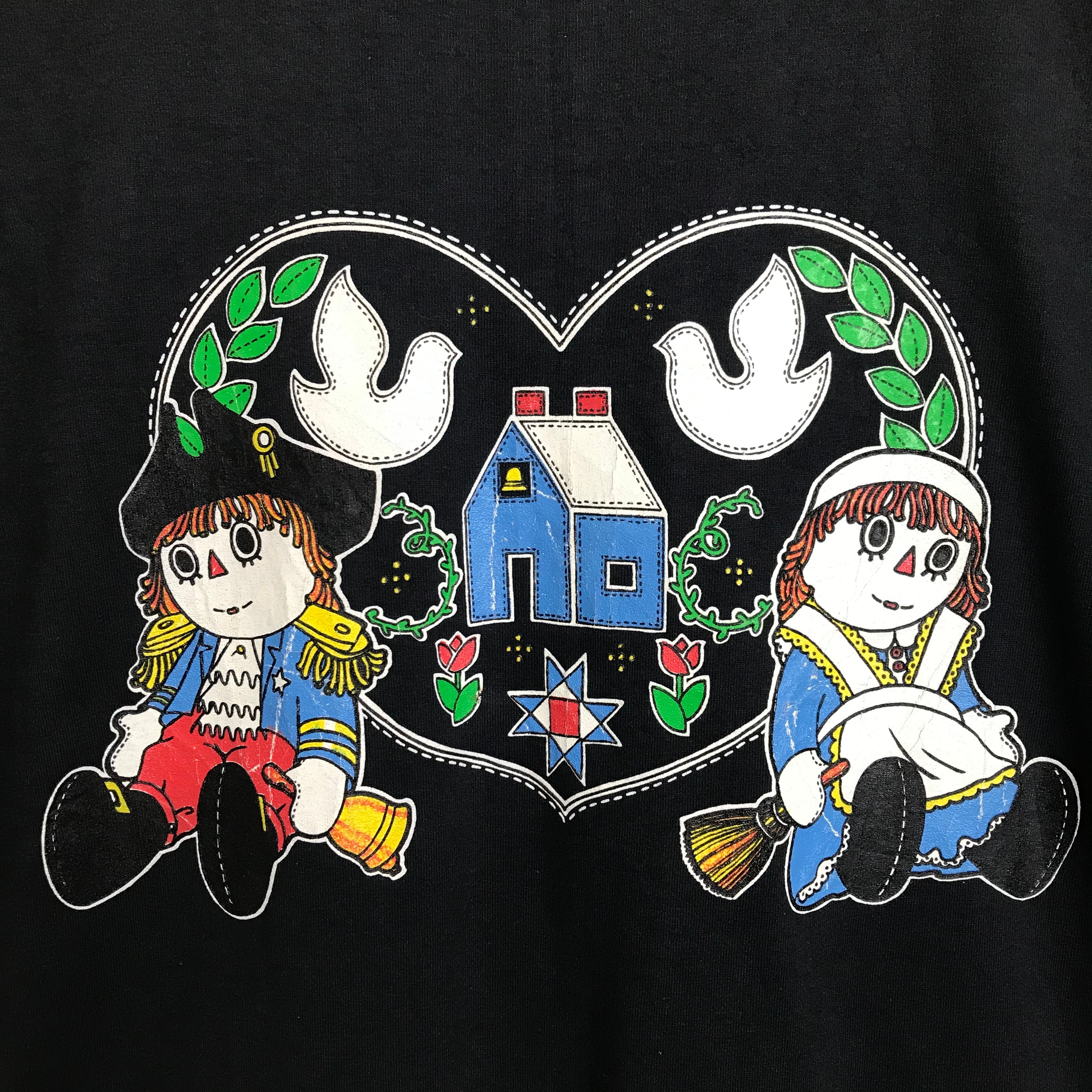 ビッグサイズ USA製 90s Raggedy Ann & Andy ラガディ・アン ビッグサイズ USA製 90s Raggedy Ann & Andy ラガディ・アン