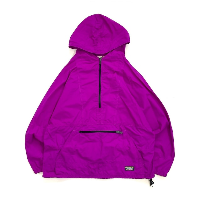 USED 80’s L.L.Bean, half zip anorak jacket - purple