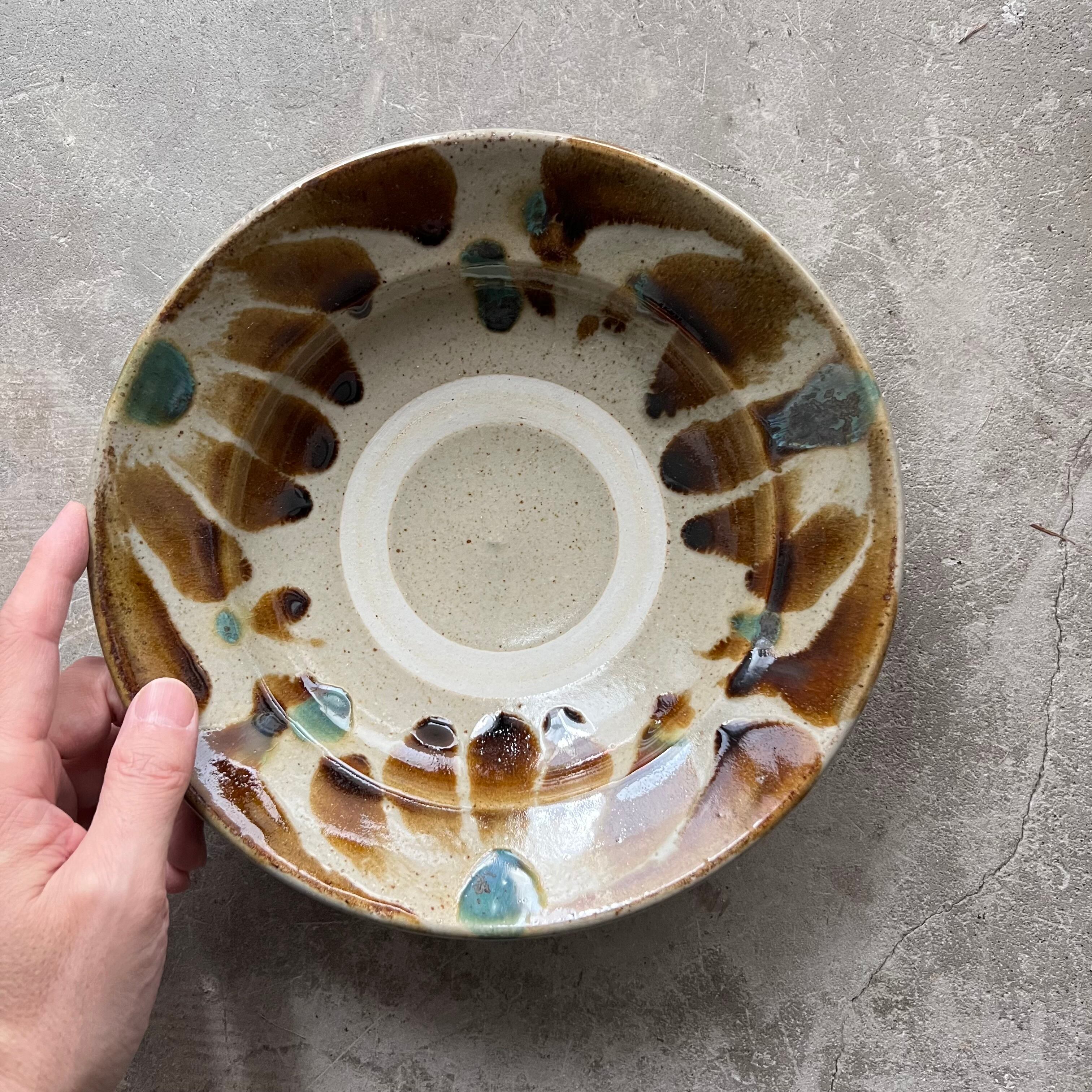 キマノ陶器 - 8寸皿 - 飴・花火 | Nagi