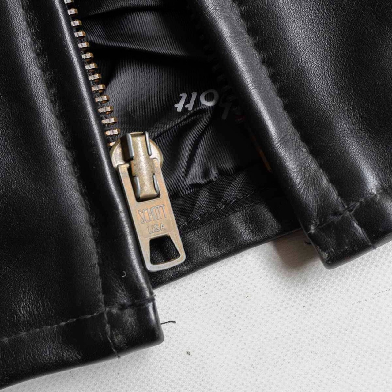 Schott618 ダブルライダースジャケット サイズ42ショット 美品 美品 