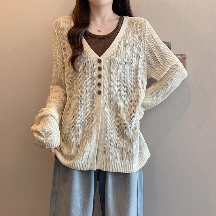 ROBE de PEAU// JOU JOU BOTTLENECK CARDIGAN/ JOU JOU ボトルネック