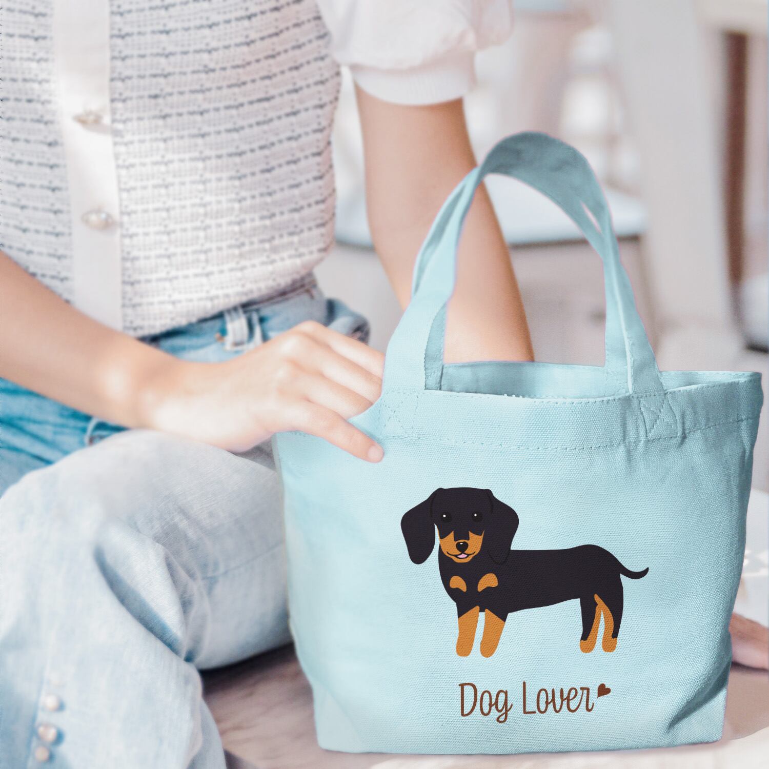 巾着トートバッグ リボンのパピヨンちゃん 【楽天市場】巾着 トート