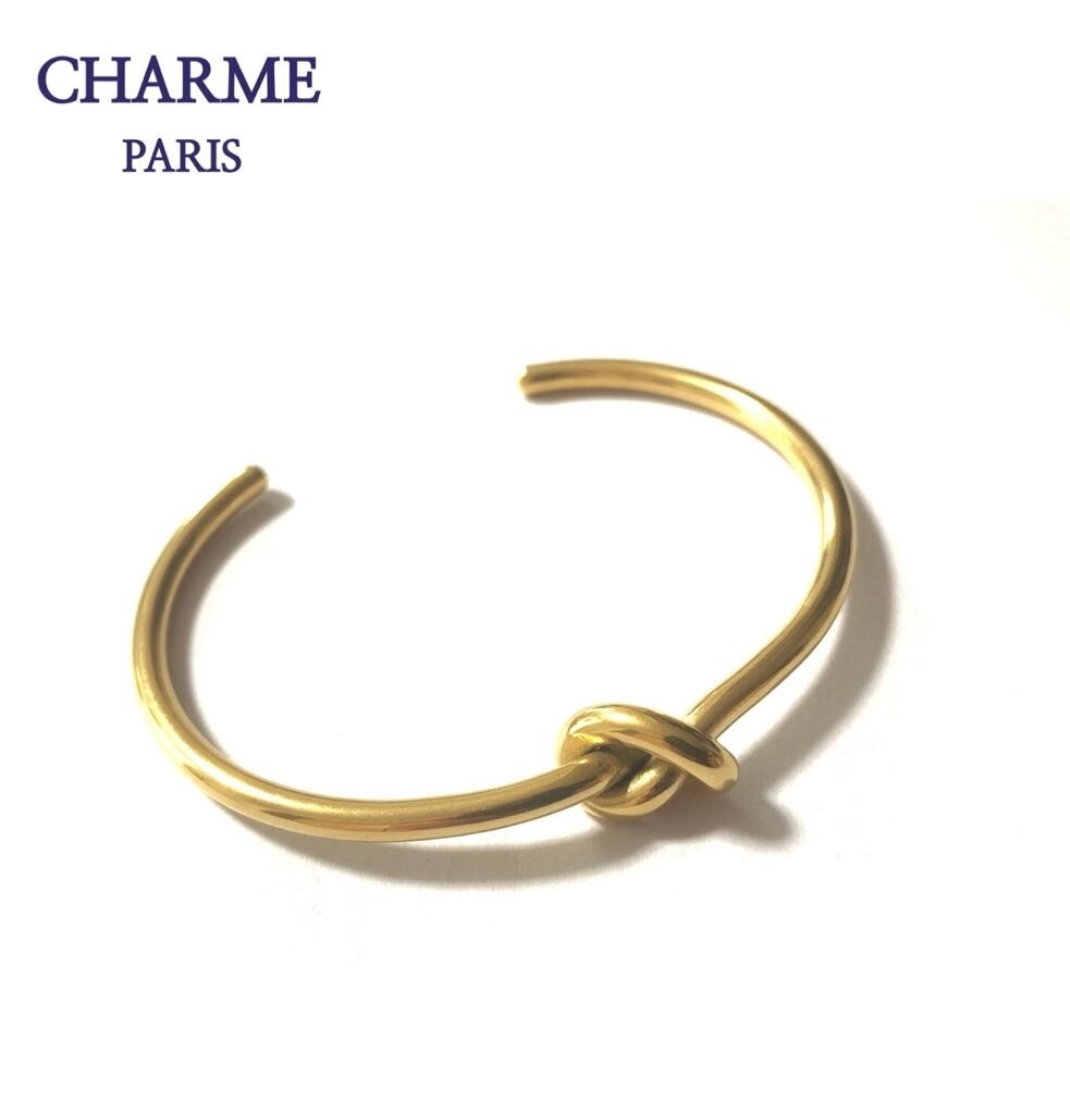 18k plating knot bracelet