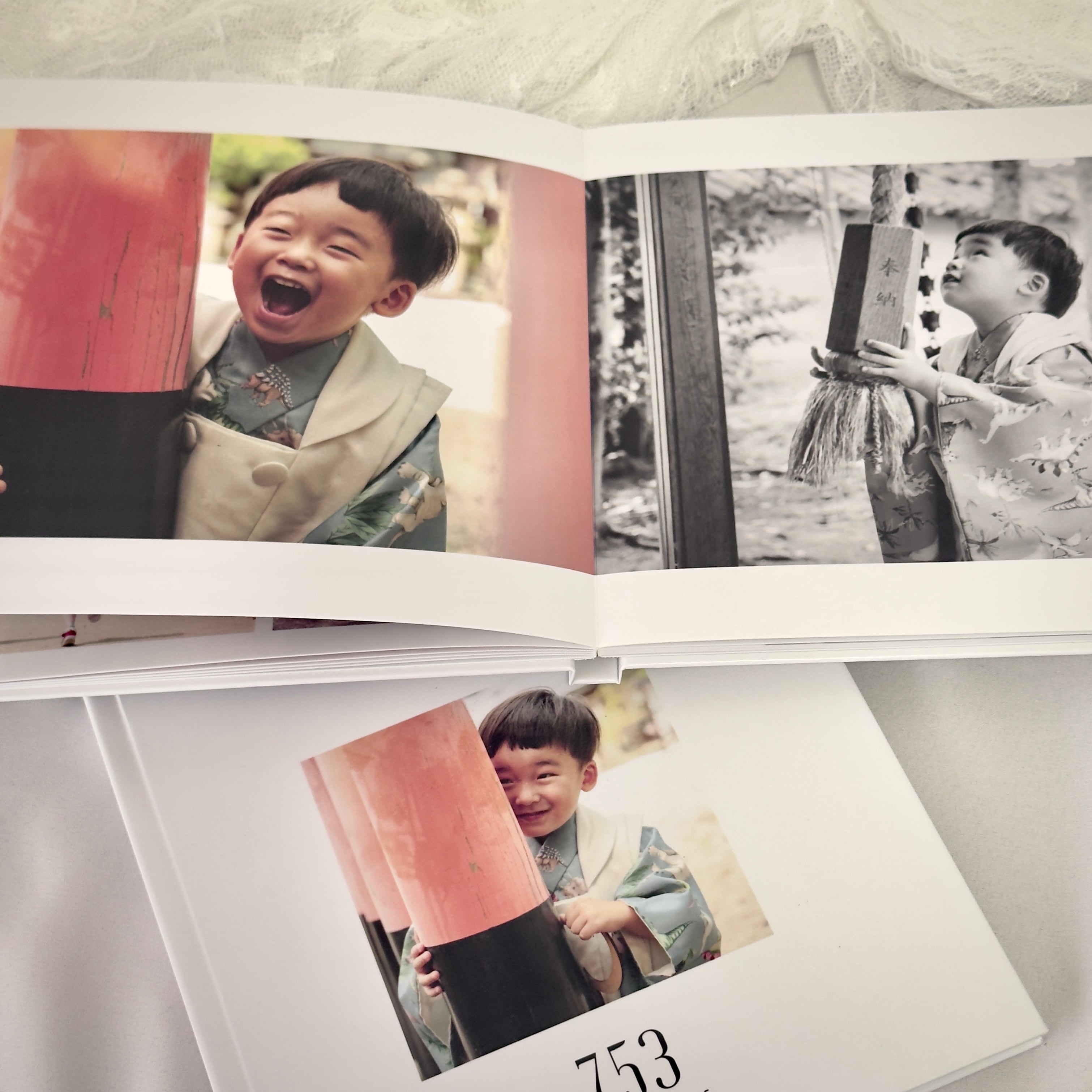 七五三フォト アルバム LIGHT 12p 11-30cut［表紙写真あり］ | 七五三