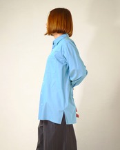 METHO - Single yoke shirt : faded blue