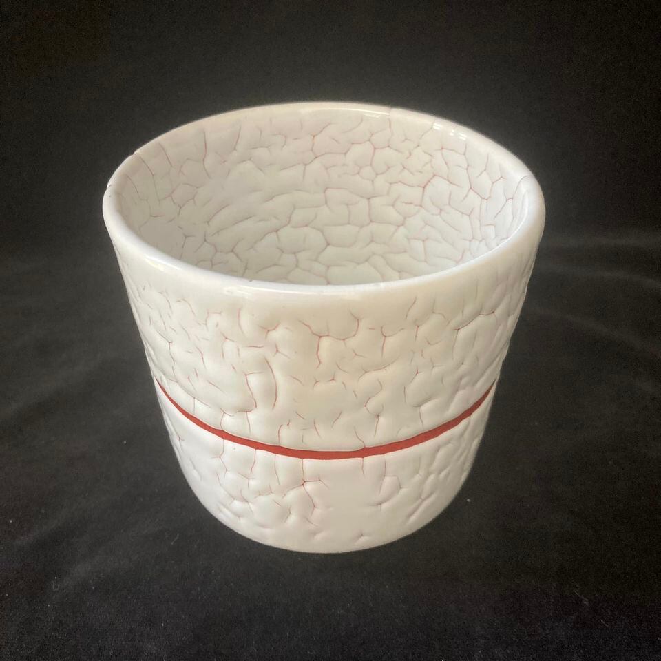 フリーカップ 赤線(8cm)