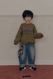 韓国子供服 / growb / ルート スウェット / 秋服 *XS~JM*