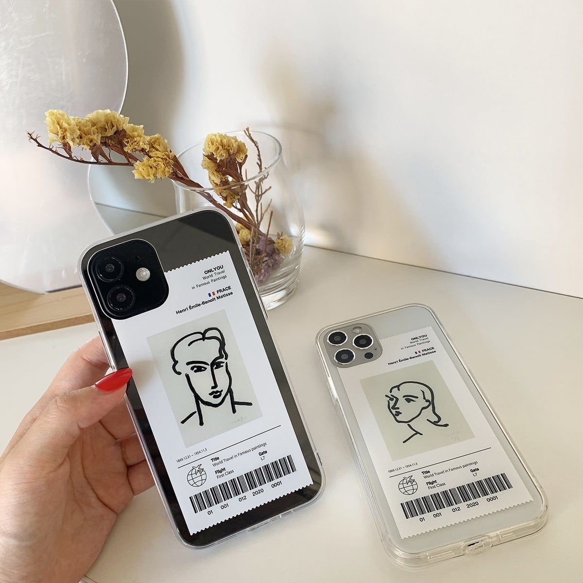 Iphone ケース 韓国 絵画デザインクリアケース Henrimatisse イラスト アート プリント カバー Pc Tpu 個性的 シンプル 大人 女性 男性 カップル お揃い 傷防止 おしゃれ オリジナル Onlyou オンリーユー Iphone 7 8 Se2 X Xs Xr 11 11pro