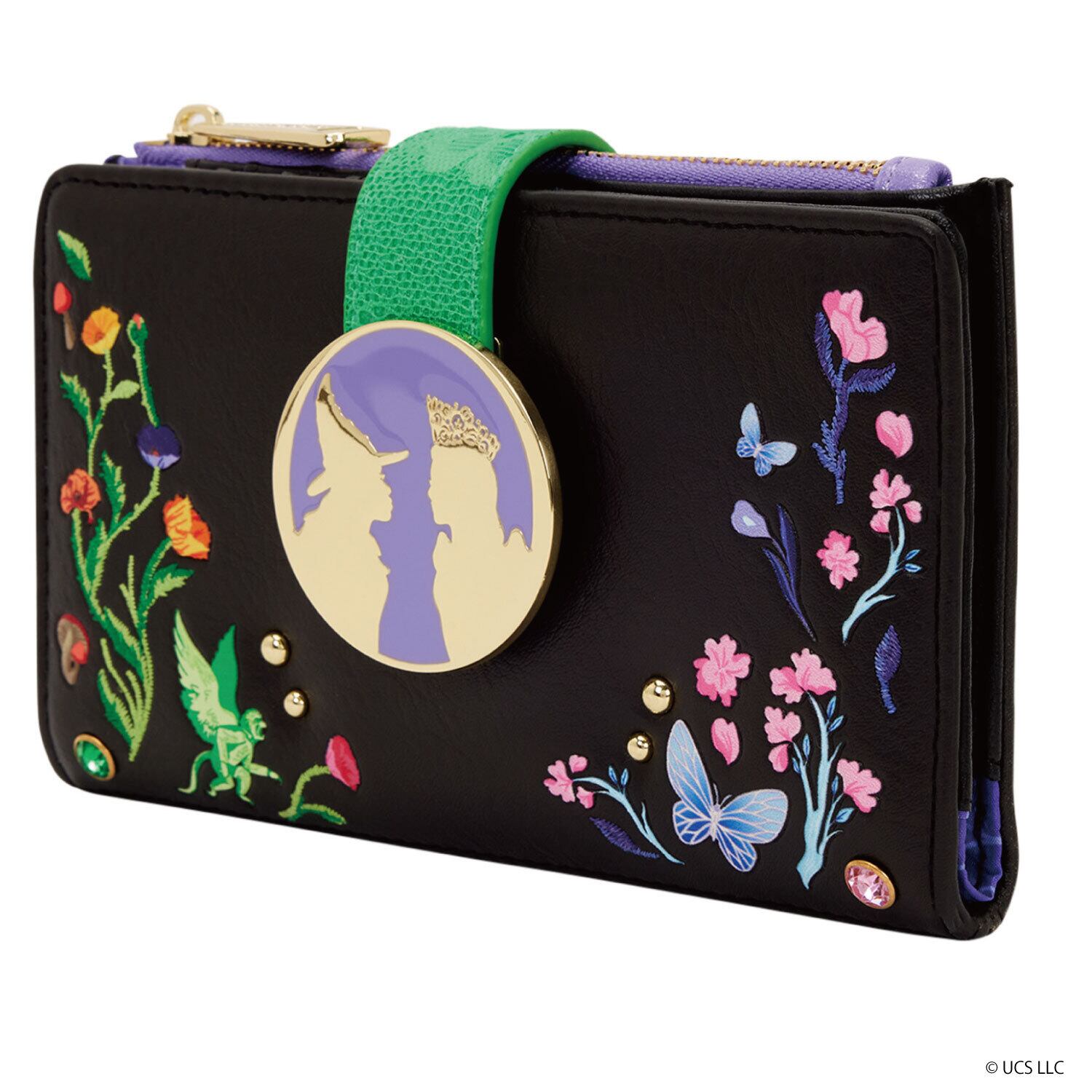 LF UNIVERSAL WICKED FLORAL & LACE WALLET_WIWA0003
