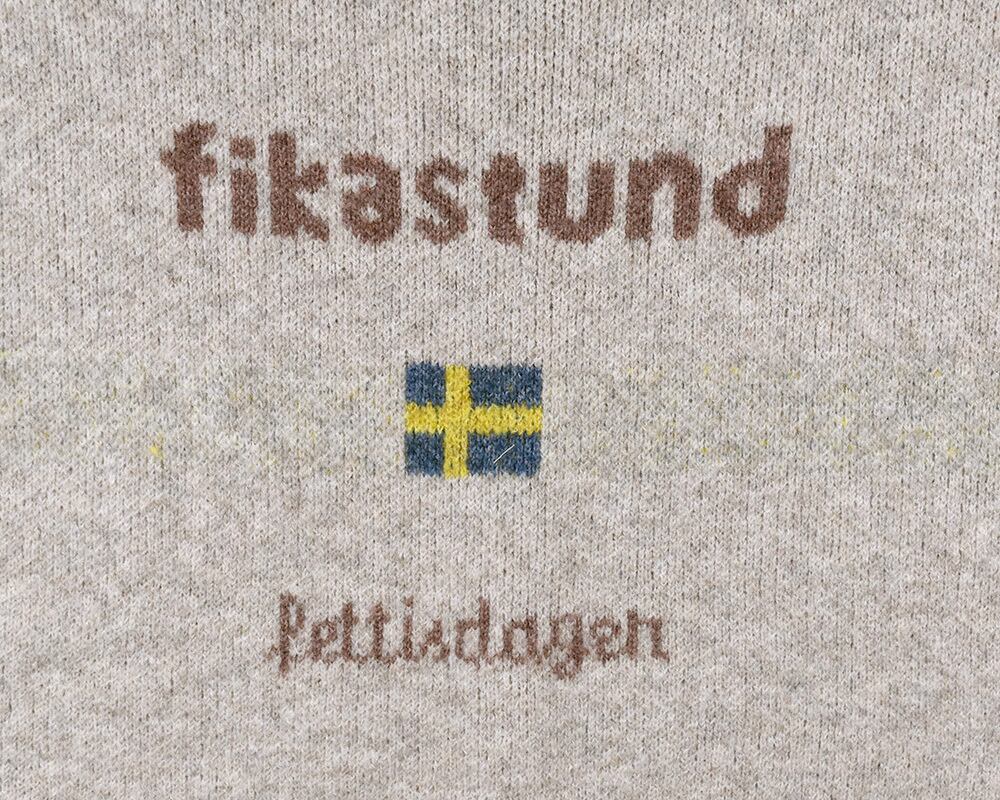 ロゴ×北欧ジャカードニットプルオーバー KKS95731 | Keitto