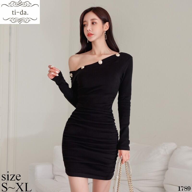 No 17 韓国ワンピース きれいめワンピース 大人可愛いワンピース タイトワンピース キャバドレス Ti Da
